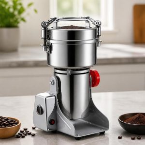 آسیاب صنعتی گهواره‌ای ۴۰۰ گرمی استیل ضدزنگ، ۲۰۰۰ وات